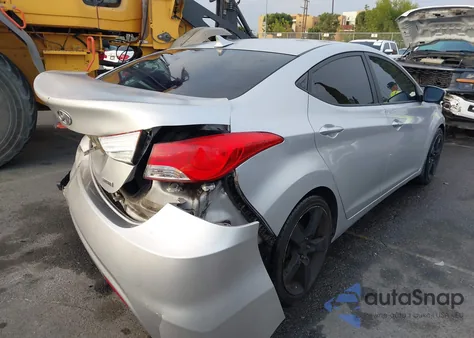2012 Hyundai Elantra Limited (Ulsan Plant) из США, поврежденный, VIN KMHDH4AE2CU443013